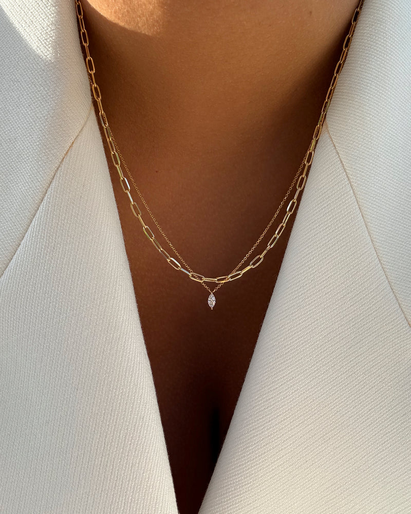 Marquise Diamond Necklace