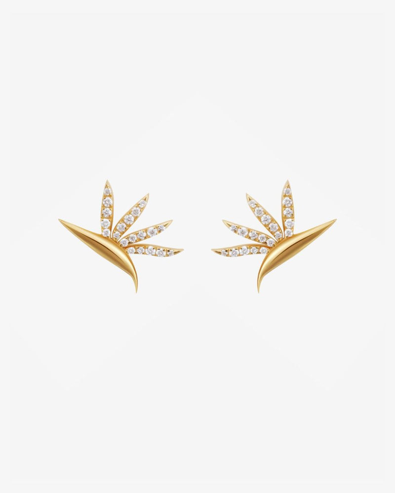 Birds Of Paradise Stud Earrings