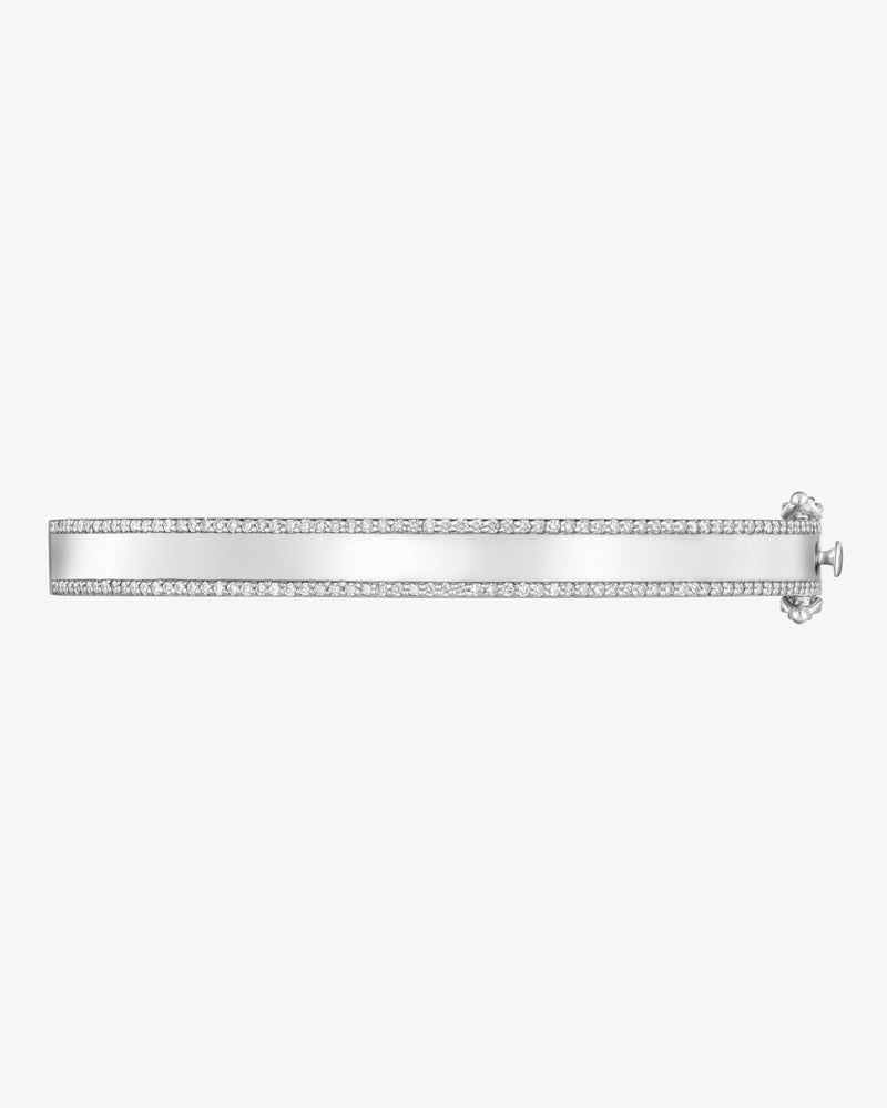 Double Row Diamond Bangle