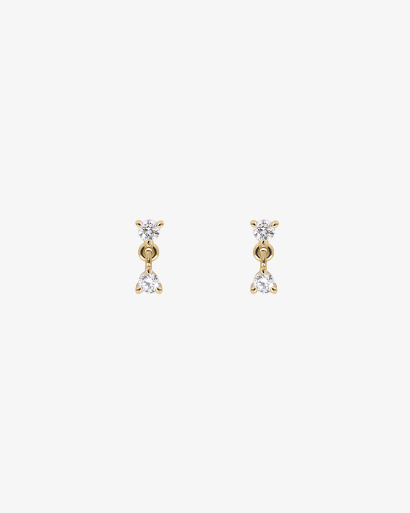 Double Diamond Studs