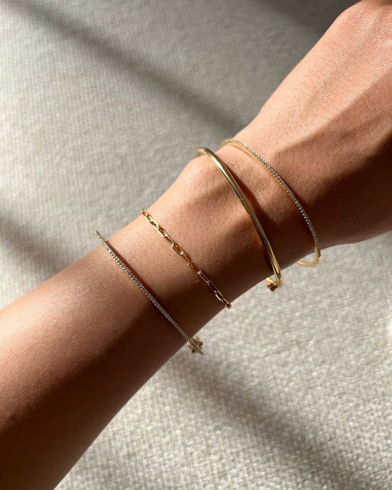 Paper Clip Chain Bracelet