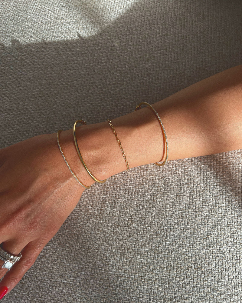 Paper Clip Chain Bracelet