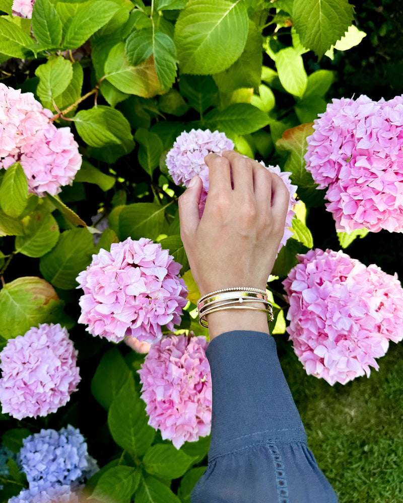 Double Row Diamond Bangle