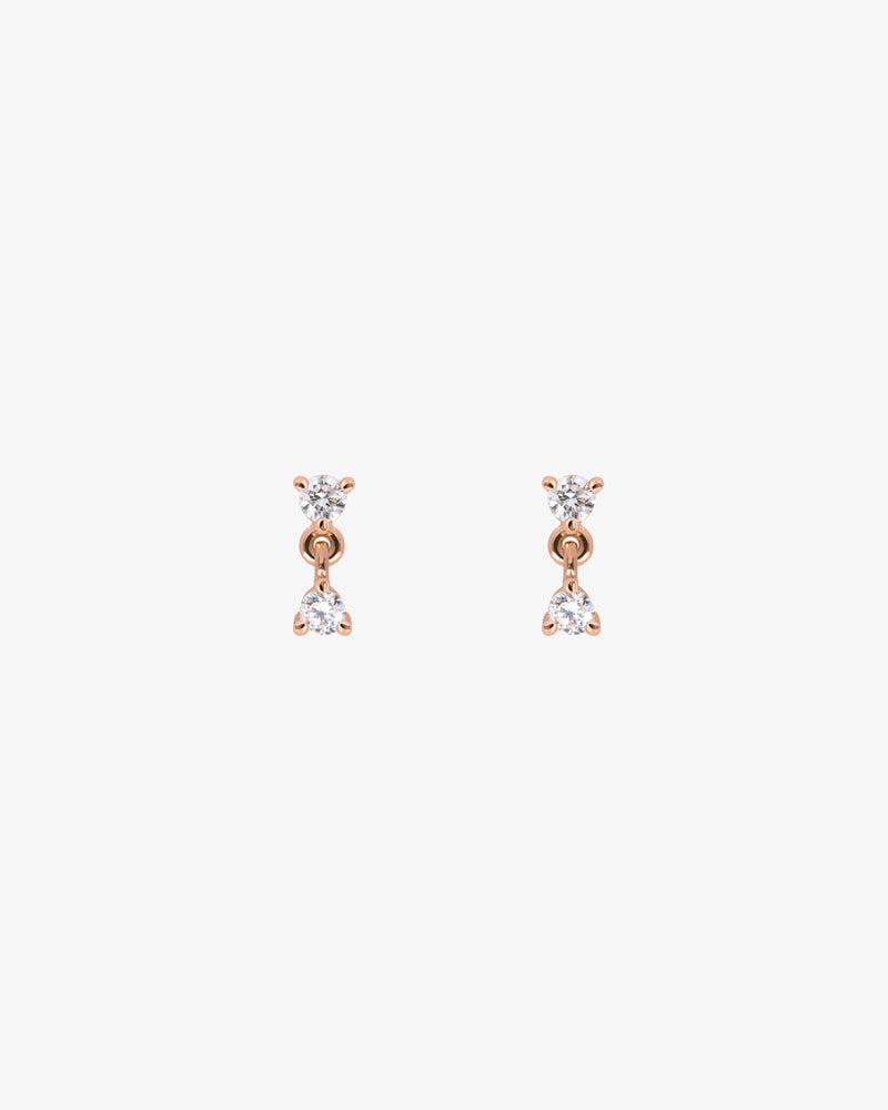 Double Diamond Studs