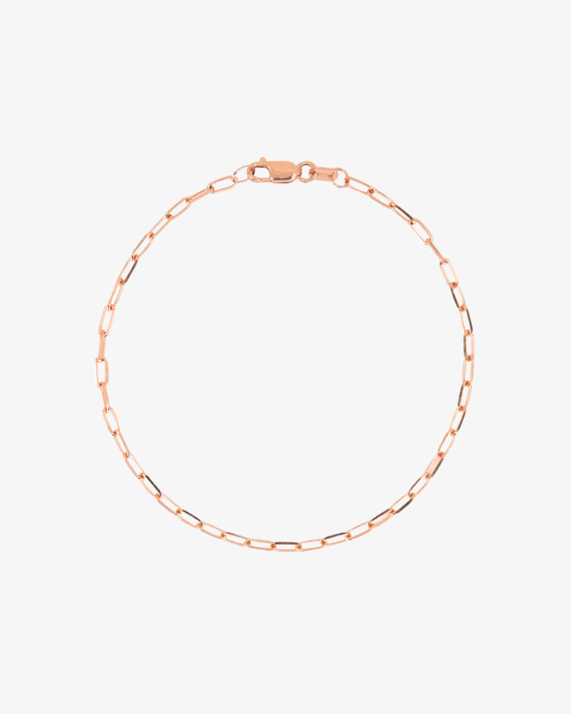 Paper Clip Chain Bracelet
