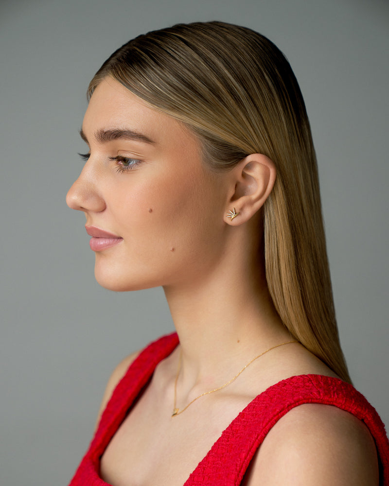 Birds Of Paradise Stud Earrings
