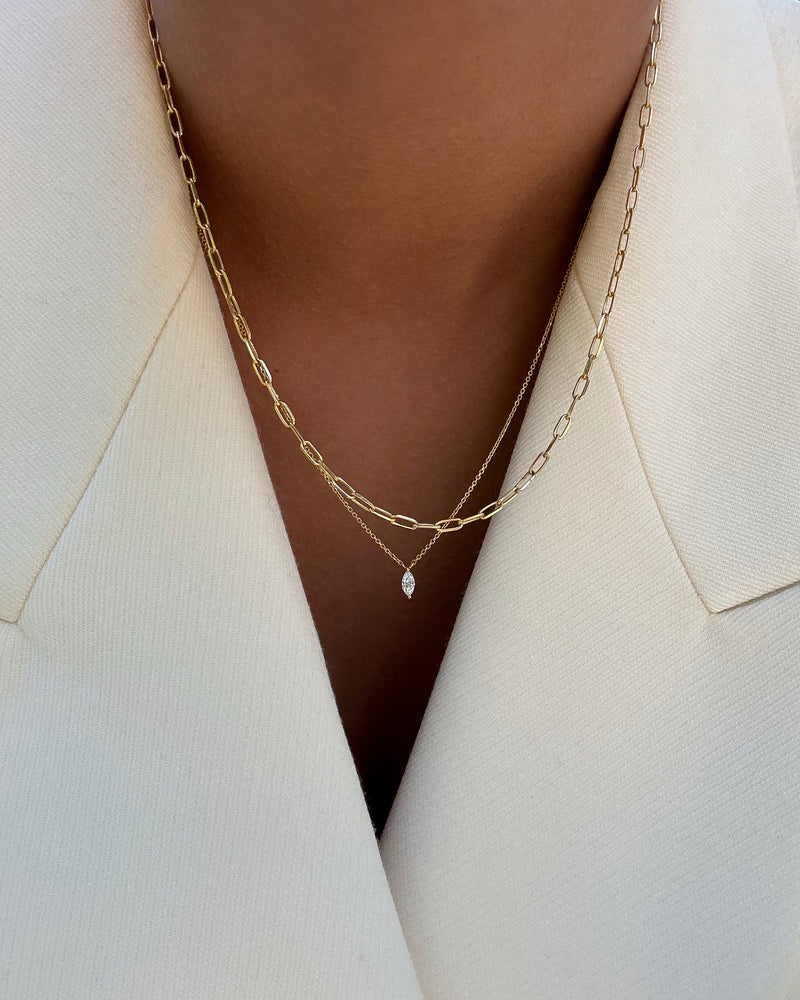 Paperclip Chain Necklace