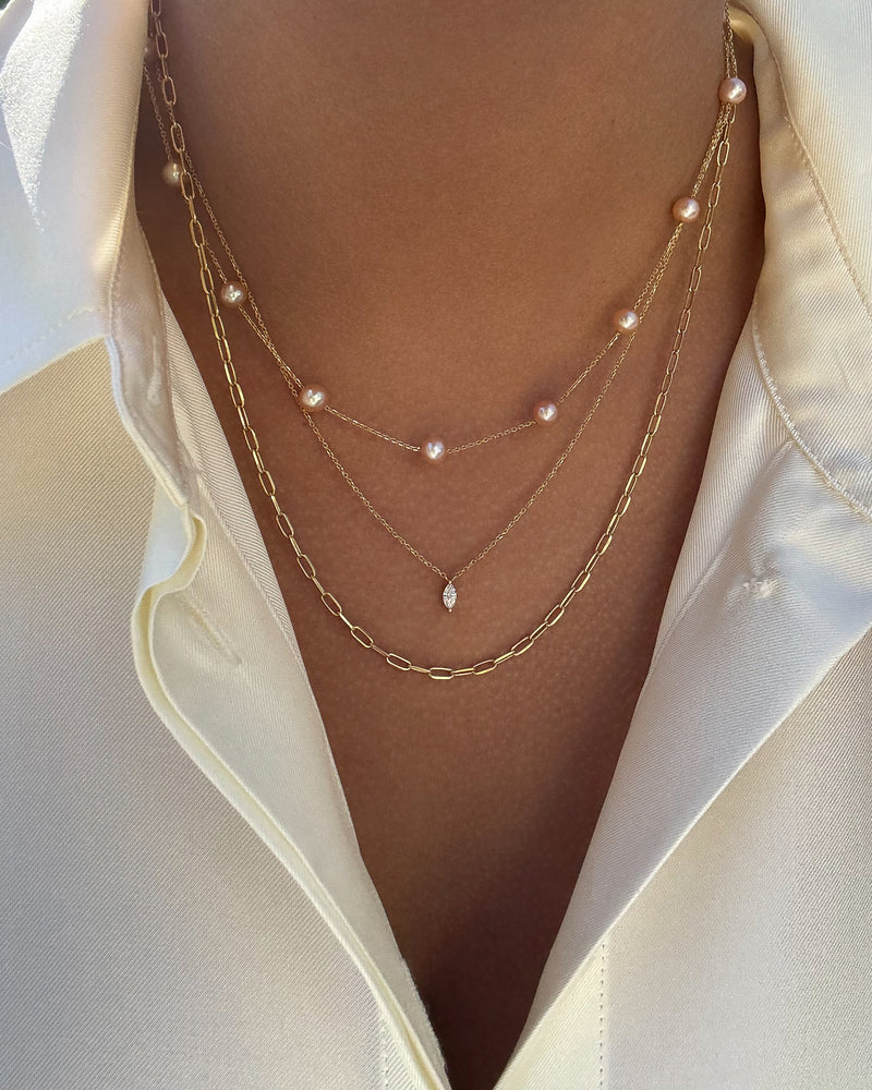 Marquise Diamond Necklace